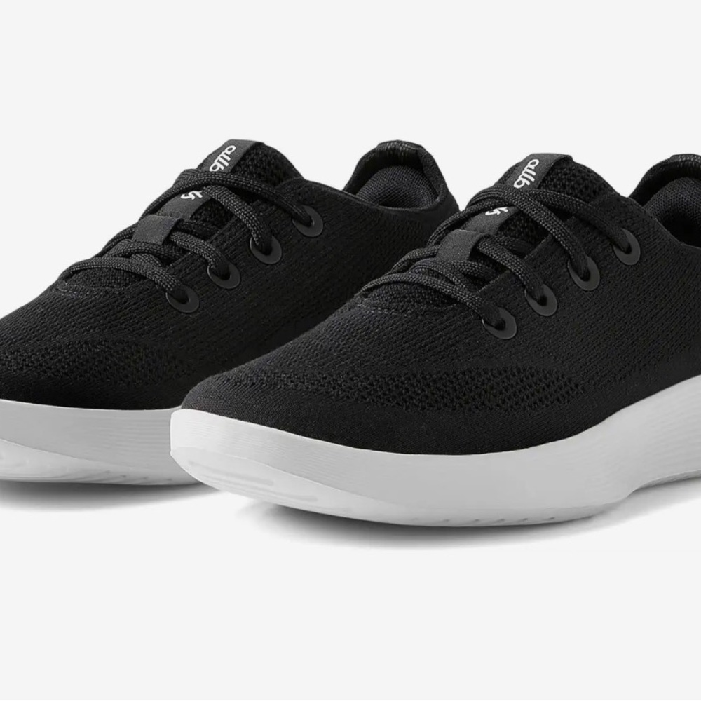 Allbirds Black and White Tree Runner Go